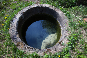 Residential well outside of a Baltimore area home.